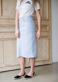 Remi Tiffany Blue Midi Skirt