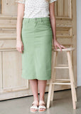 Remi Sage Midi Skirt