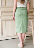 Remi Sage Midi Skirt