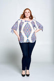 Paisley Off The Shoulder Top
