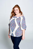 Paisley Off The Shoulder Top