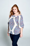 Paisley Off The Shoulder Top