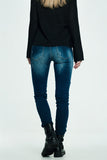 Deconstructed Jeans in Indigo