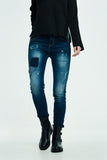Deconstructed Jeans in Indigo