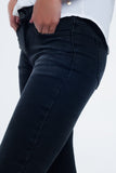 Washed Black Skinny Jeans