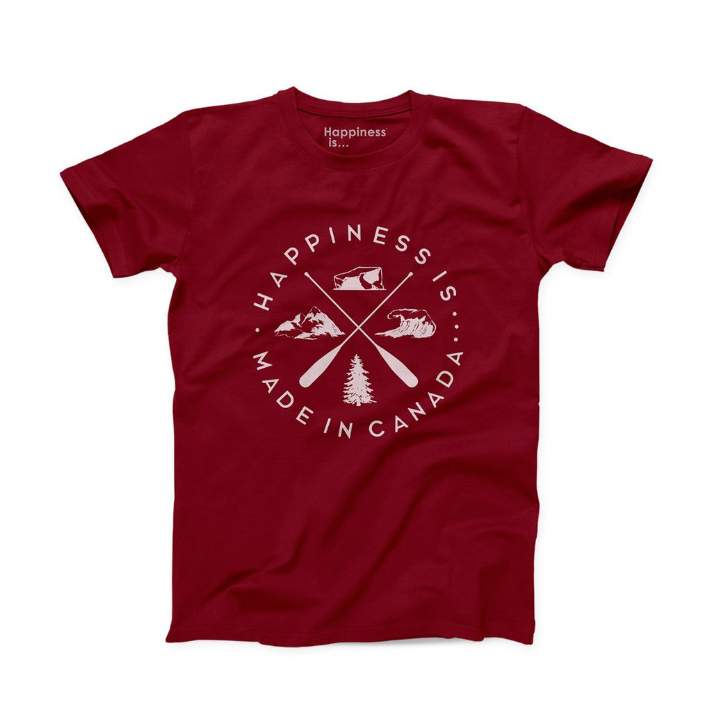 Men's Crest T-Shirt, Canada Red