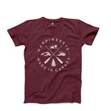Men's Crest T-Shirt, Port