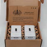 "Fireside Chat" Luxury 2-Wick Candle Duo