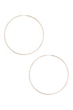 Sass Hoops in Rose Gold - Large