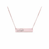 Horizontal Bar Mama Necklace