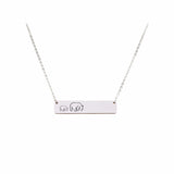 Horizontal Bar Mama Necklace