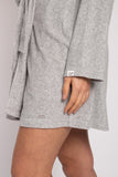 Organic Cotton Robe in Grey