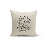 Fall in Love Pillow Cover
