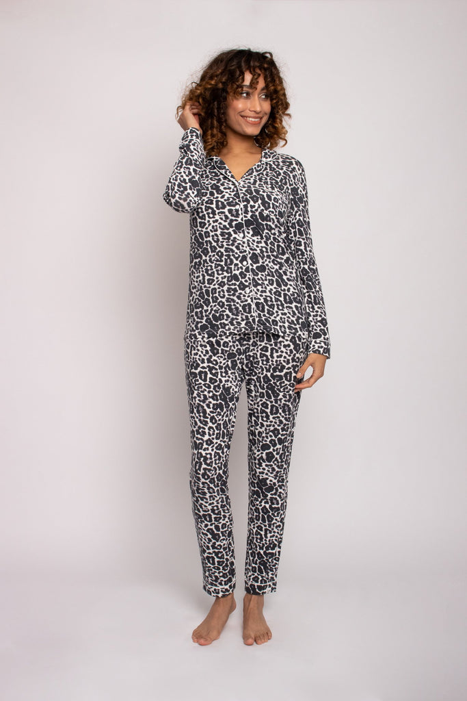 Bamboo Pajama Set in Luxe Leopard
