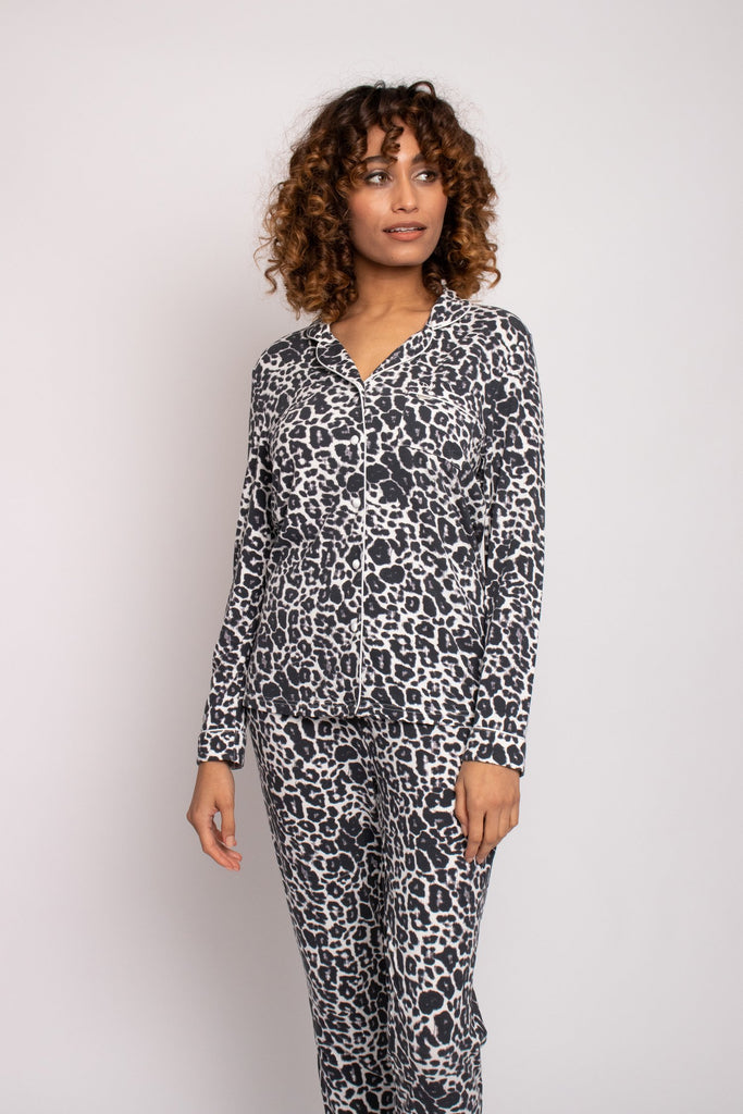 Bamboo Pajama Set in Luxe Leopard