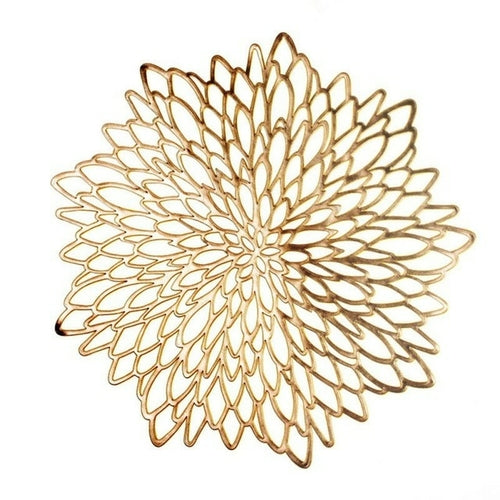 Gold Flower Placemat