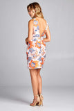 Multi-color Printed Dress