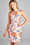 Multi-color Printed Dress