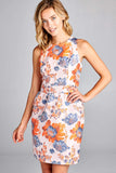 Multi-color Printed Dress