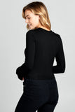 LONG SLEEVE SOLID TOP