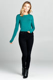 LONG SLEEVE SOLID TOP