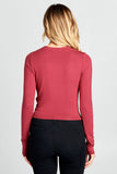 LONG SLEEVE SOLID TOP