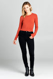 LONG SLEEVE SOLID TOP