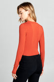 LONG SLEEVE SOLID TOP