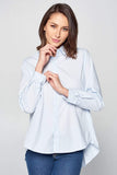 LONG SLEEVE BUTTON UP COLLARED SHIRT
