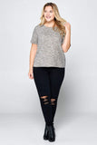 Short Sleeve Knit Top