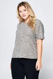 Short Sleeve Knit Top