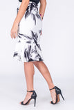 MIDI SKIRT WITH RUFFLES