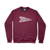 Born Traveler Crewneck-Crimson