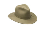 WILLA WIDE BRIM WOOL HAT - PALE OLIVE