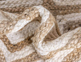 Natural White Diamond Jute Rug