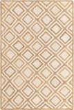 Natural White Diamond Jute Rug