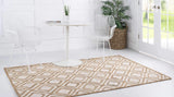 Natural White Diamond Jute Rug