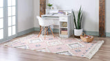 Natural Pink Boho Mesa Runner