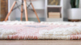 Natural Pink Boho Mesa Runner