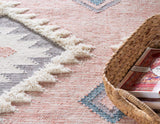 Natural Pink Boho Mesa Runner