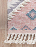 Natural Pink Boho Mesa Runner