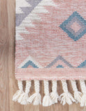 Natural Pink Boho Mesa Runner