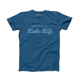 Men's Lake Life T-Shirt, Sea Blue