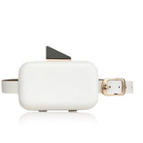 CAMILLE belt bag-white