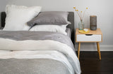100% Supima Cotton, 500 Thread Count Sateen Solid Flat Sheet