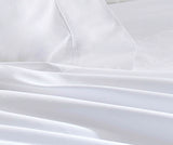 100% Supima Cotton, 500 Thread Count Sateen Solid Flat Sheet