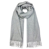 Gray Baby Alpaca Scarf