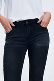 Washed Black Skinny Jeans