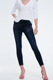 Washed Black Skinny Jeans