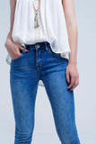 Basic  Jeans Pants With Pockets